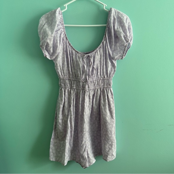 Purple Floral Romper - Picture 3 of 6